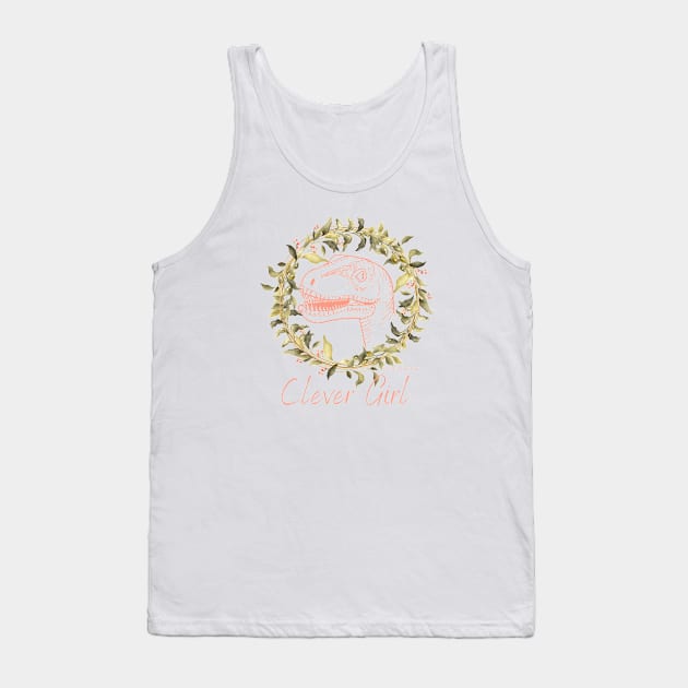 Clever Girl - Velociraptor Tank Top by Jurassic Merch